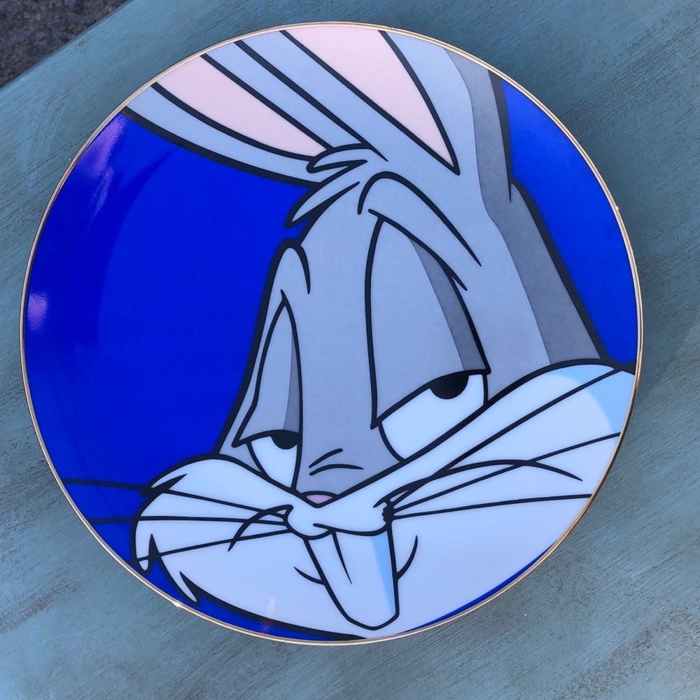 Vintage 1997 Warner Bros Bugs Bunny Limited Edition Collector Plate #1391/2500